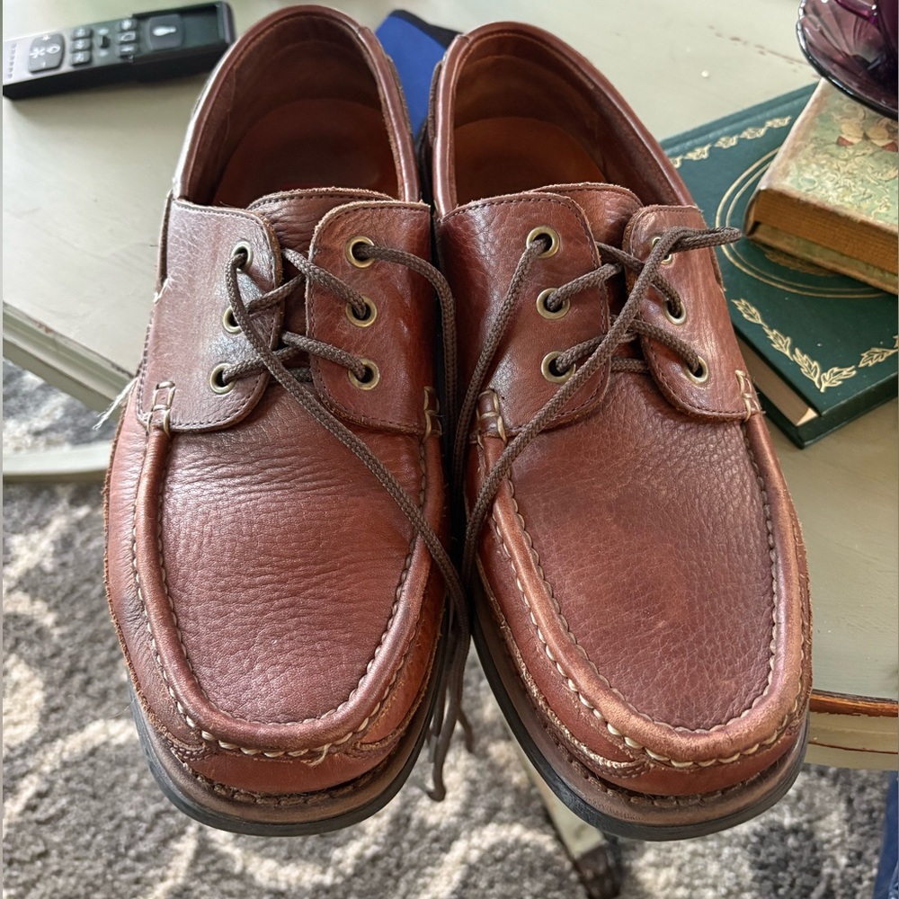 Classic Brown Leather Men's Shoes size 10M